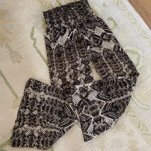 Show me your mumu wide leg python pants